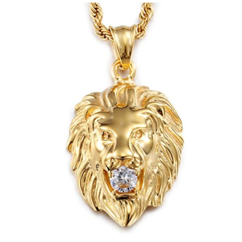 Leo Diamond Pendant Chain